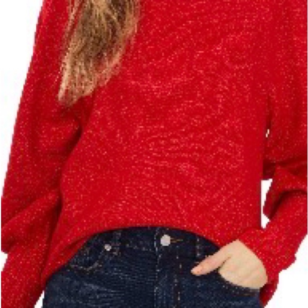 CeCe Scarlet Crew Neck Sweater